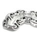 Photo4: Half All Smooth Anchor Chain Links Bracelet