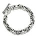 Photo6: Half All Smooth Anchor Chain Links Bracelet