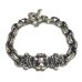 Photo10: One Eighth 4Heart Crown With Diamond & Half Small Oval Chain Bracelet