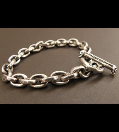 Photo3: Half Small Oval Chain Bracelet