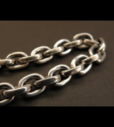 Photo5: Half Small Oval Chain Bracelet