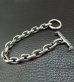 Photo4: Small Oval Chain Link Bracelet