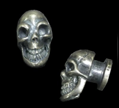 Photo1: Skull Screw Button