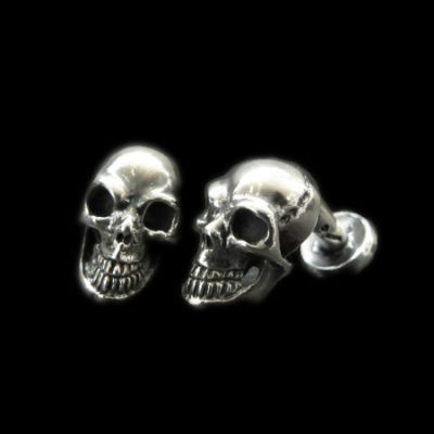 Photo1: Skull Pins Cuffs