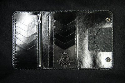 Photo5: Stingray Cross Inlay Shark Long Wallet