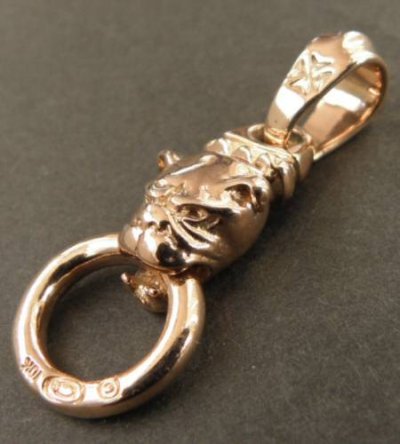 Photo3: 10k Quarter Old Bulldog Pendant