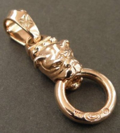 Photo4: 10k Quarter Old Bulldog Pendant