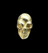 18k Gold Twelve Small Skull Pierce