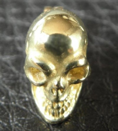 Photo2: Gold Twelve Small Skull Pierce