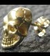 Photo4: Gold Twelve Small Skull Pierce