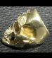 Photo3: 10k Gold Half Large Skull Ring