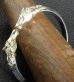 Photo6: 18k Gold Half Horse Triangle Wire Bangle