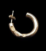 10k Gold O-ring pierce (Lh)