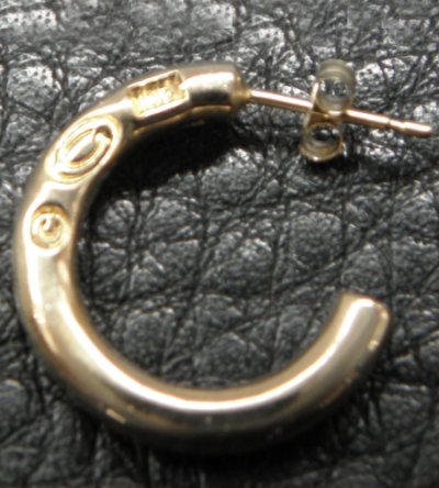 Photo5: 10k Gold O-ring pierce (Lh)