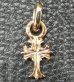 Photo9: 10k Gold 1/16 Grooved Cross Pendant