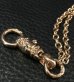 Photo11: Quarter 10k Gold Old Bulldog With 14k Gold 5mm Wide Necklace