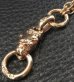 Photo10: Quarter 10k Gold Old Bulldog With 14k Gold 5mm Wide Necklace