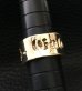 Photo13: 10k Gold Wide Gaboratory Cigar Band Ring