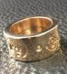 Photo12: 10k Gold Wide Gaboratory Cigar Band Ring