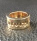 Photo11: 10k Gold Wide Gaboratory Cigar Band Ring