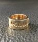 Photo8: 10k Gold Wide Gaboratory Cigar Band Ring