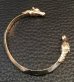 Photo6: 10k Gold Quarter Horse Triangle Wire Bangle