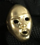 10k Gold Face Pendant (Mud Green Gold Finish)