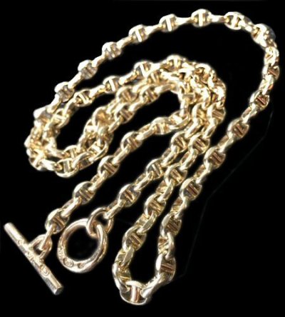 Photo1: 14k Gold Anchor Chain L-type