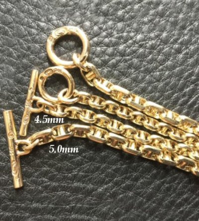 Photo2: 14k Gold Anchor Chain L-type