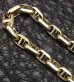 Photo4: 14k Gold 5mm Marine Chain Bracelet With Drop G&Crown Heart Plate