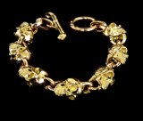 18k 7 Skull Bracelet