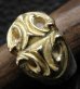 Photo3: 18k Gold Sculpted Oval On Ring