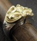 Photo10: 18k Gold Sculpted Oval On Ring