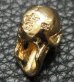 Photo8: 18k Gold Single Skull Beads