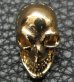 Photo13: 18k Gold Single Skull Beads