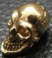 Photo11: 18k Gold Single Skull Beads