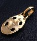 Photo6: 18k Quarter Sclupted Oval Pendant