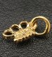 Photo5: 18k Gold 1/128 Mini Knuckle Duster Pendant