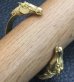 Photo9: 18k Gold Horse Triangle Wire Bangle