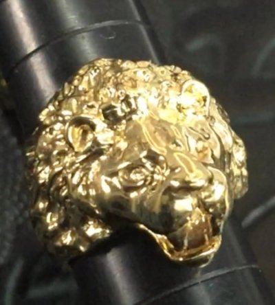 Photo2: 18kGold Legendary Lion Ring