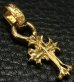 Photo8: 24k Gold 1/16 Grooved Cross Pendant