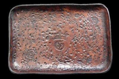 Photo1: Gaboratory Textured Leather Gun Tray  [Brown]