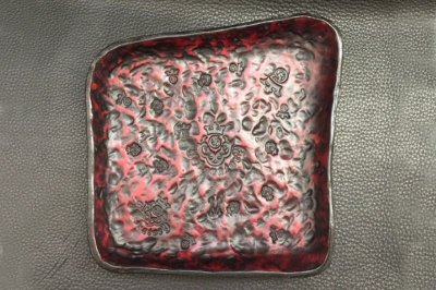 Photo2: Gaboratory Textured Leather Gun Tray [Burgundy]