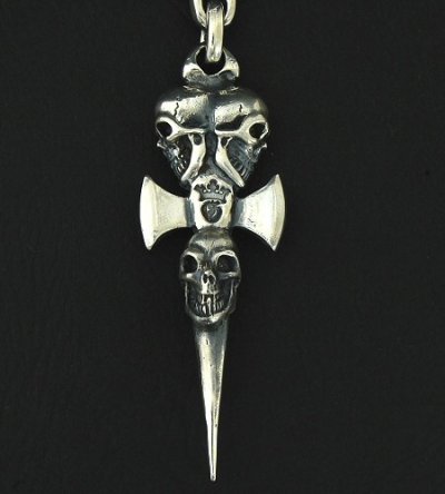 Photo4: Triple Skull Dagger & Old Bulldog Wallet Hanger