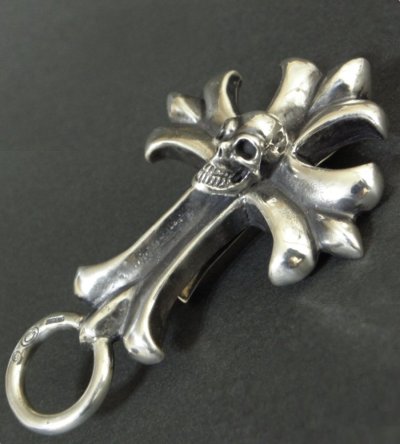 Photo4: Skull On Gothic Cross Key Keepers