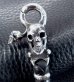 Photo5: Skull On Clip With Old bulldog Bride Leather Key Chain