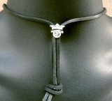 G&Crown Adjustable Leather Necklace