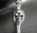 Photo5: Half Hammer Cross With 2Skull & Double Face Dagger Necklace