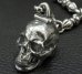 Photo10: Large Skull Pendant With Braid Leather Necklace