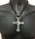 Photo10: Hammer Cross With Braid Leather Necklace